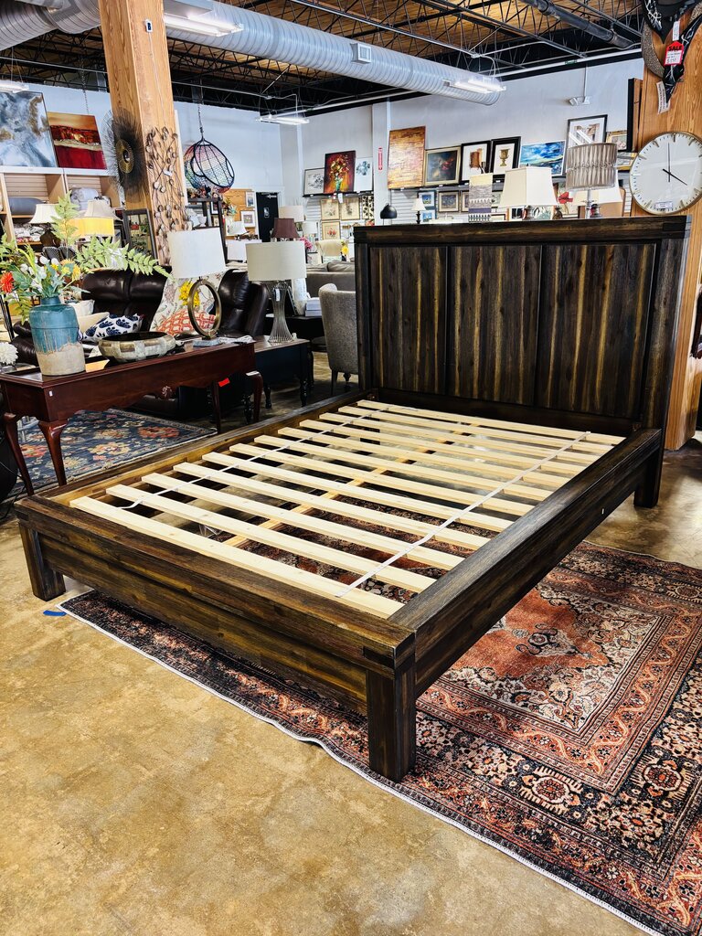Queen Wood Bed