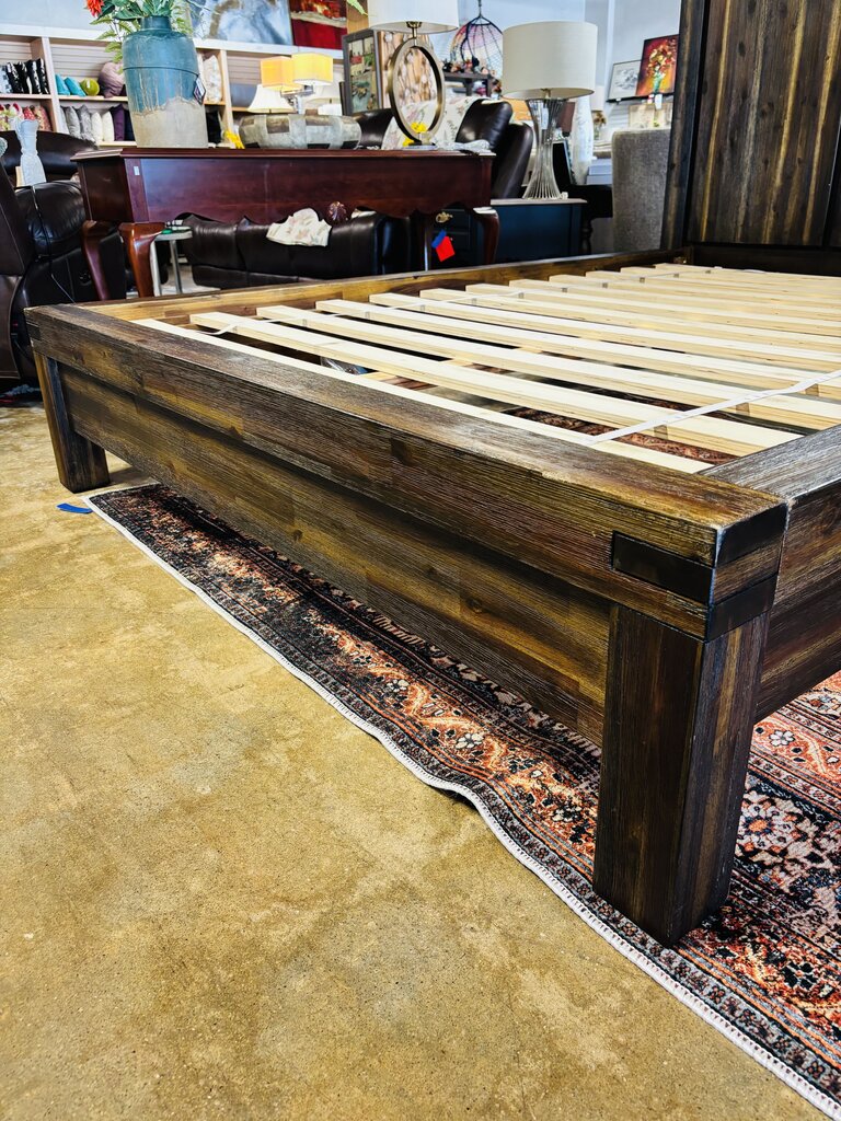 Queen Wood Bed