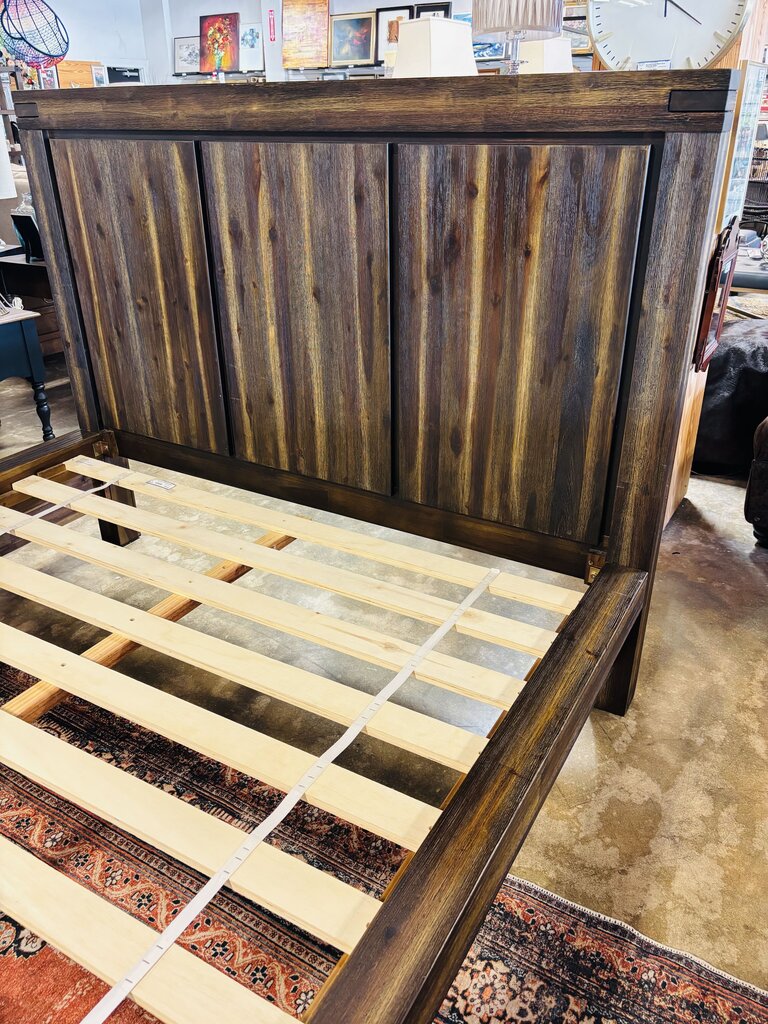 Queen Wood Bed