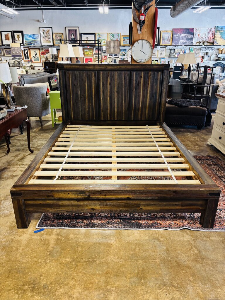 Queen Wood Bed