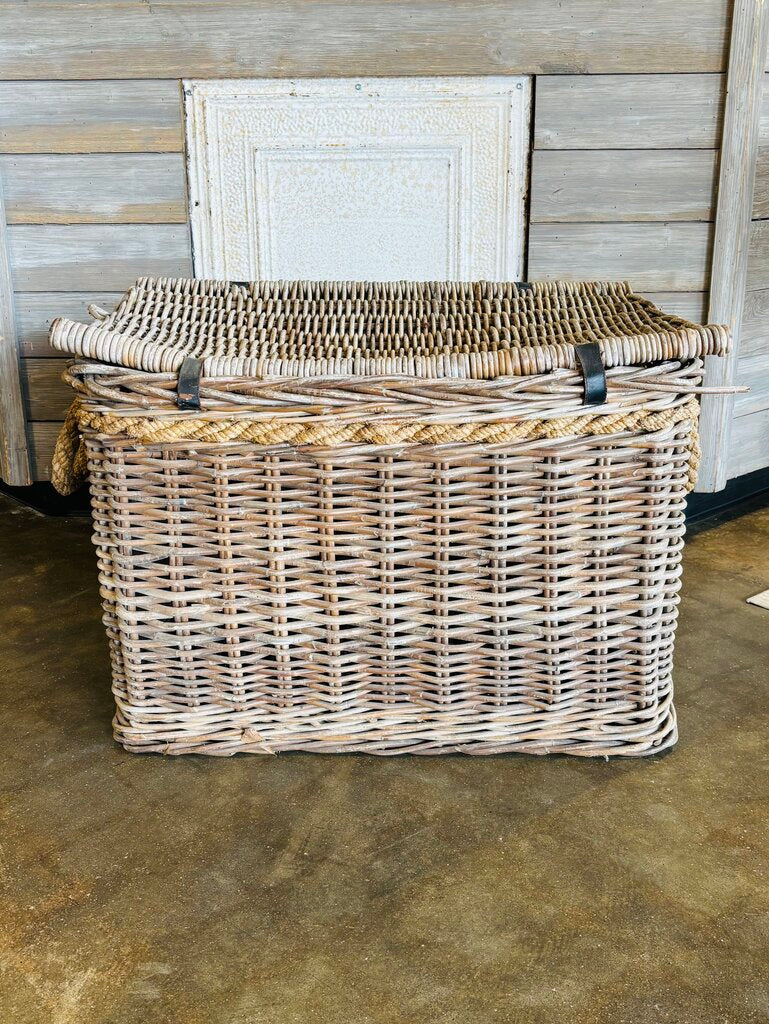 Vintage Rattan Basket From Scotts