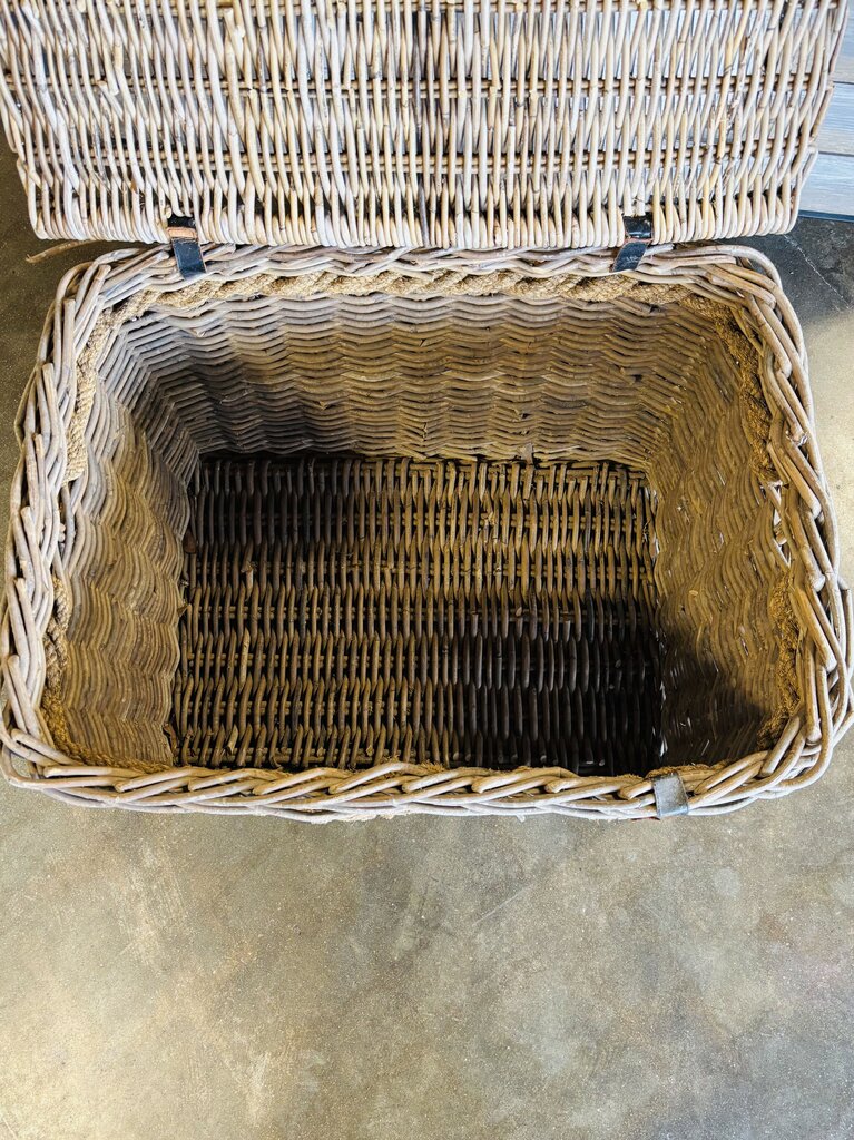 Vintage Rattan Basket From Scotts