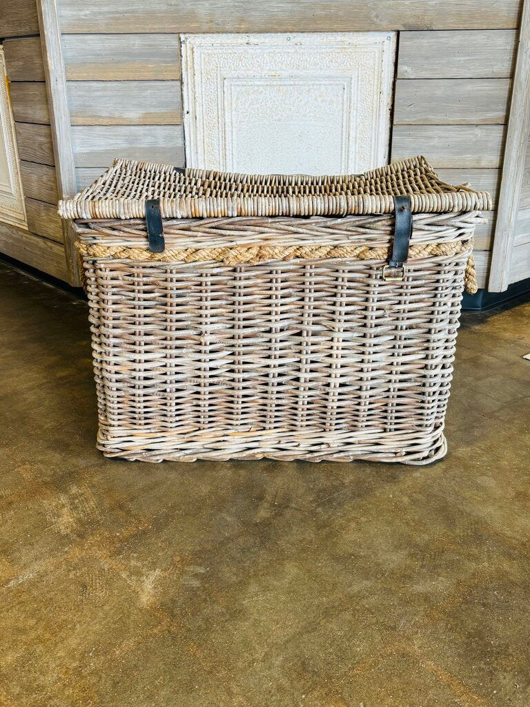 Vintage Rattan Basket From Scotts