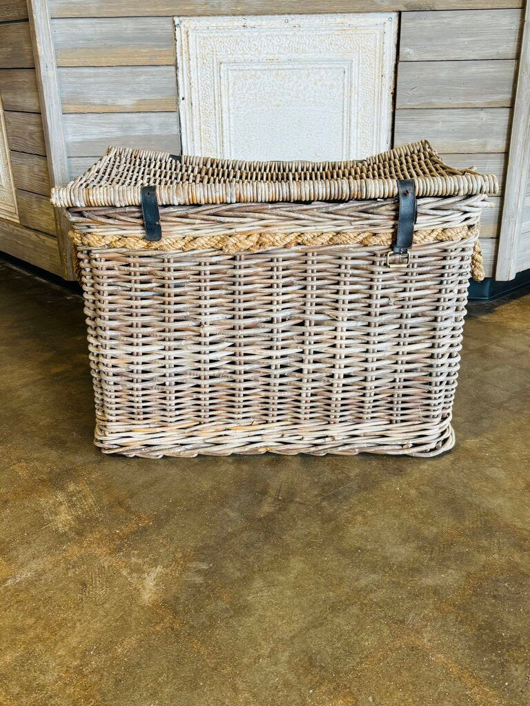 Vintage Rattan Basket From Scotts
