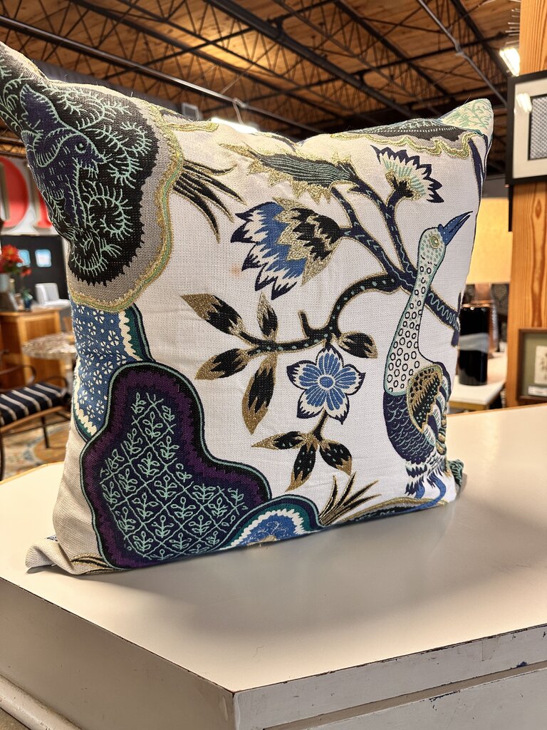 Pheasant Paisley Pillow