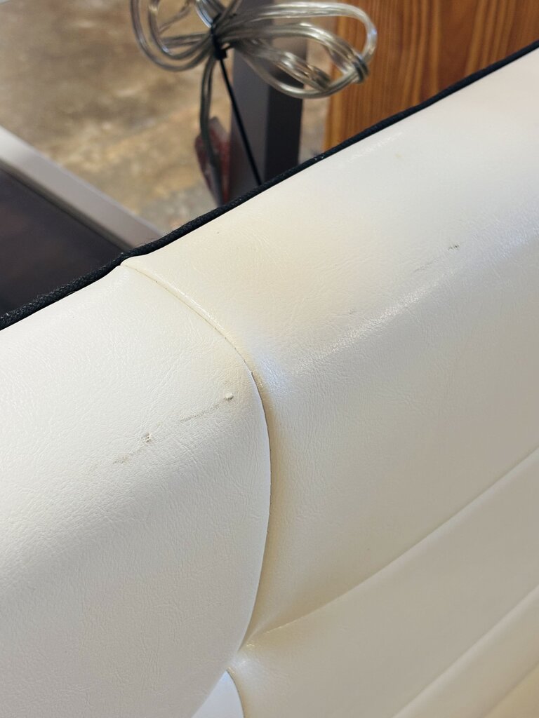 Faux Leather Full Tufted Bed