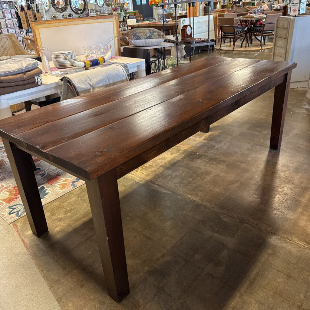 Wood Dining Table 84 X 34