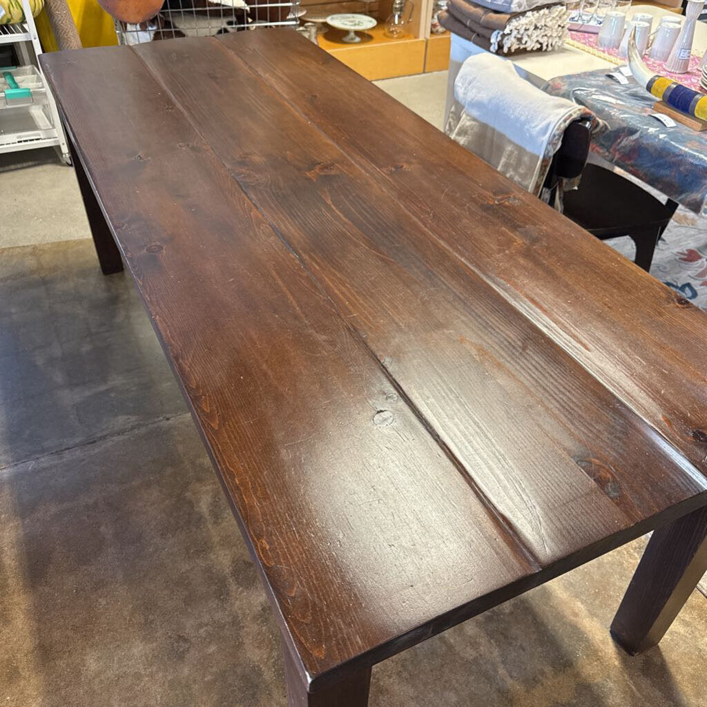 Wood Dining Table 84 X 34