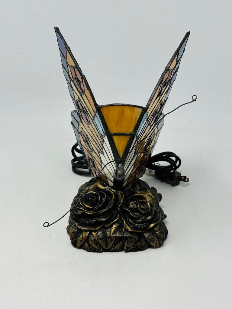 Quoizel Stained Gla Butterfly Lamp