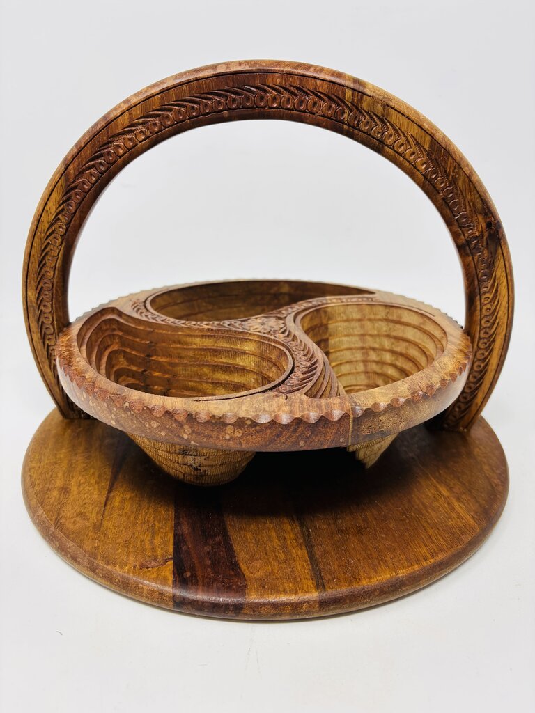 Collapsible Wood Basket