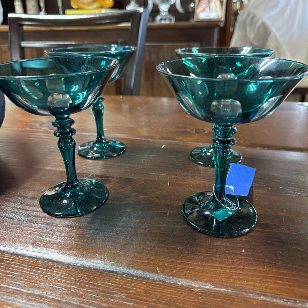 Turkish Design Coupe Glasses 4 Pc