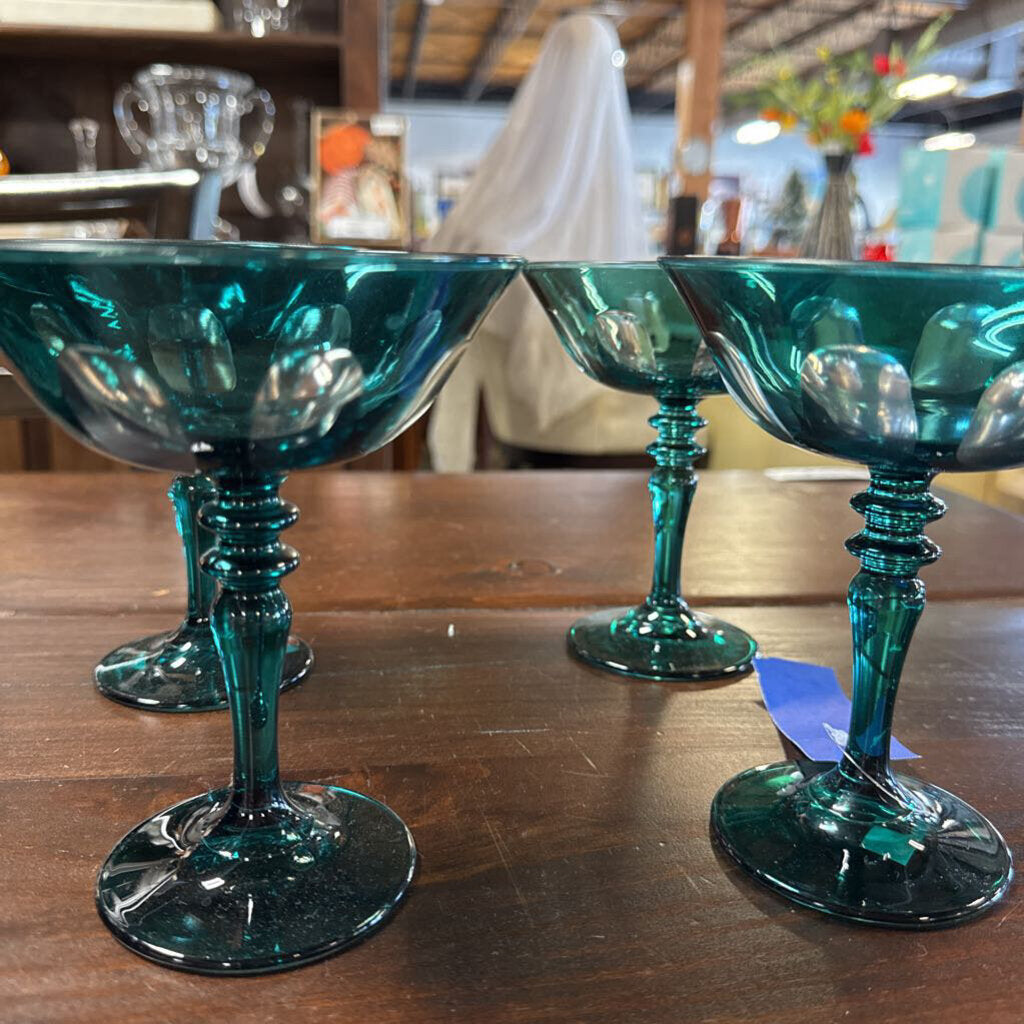 Turkish Design Coupe Glasses 4 Pc