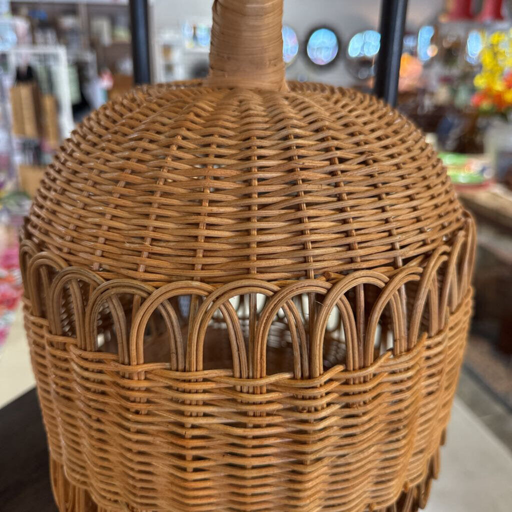 Tall Woven Pumpkin