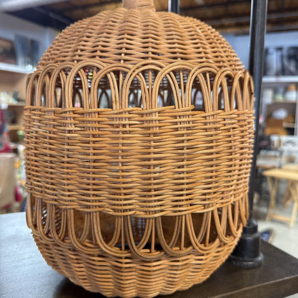 Tall Woven Pumpkin