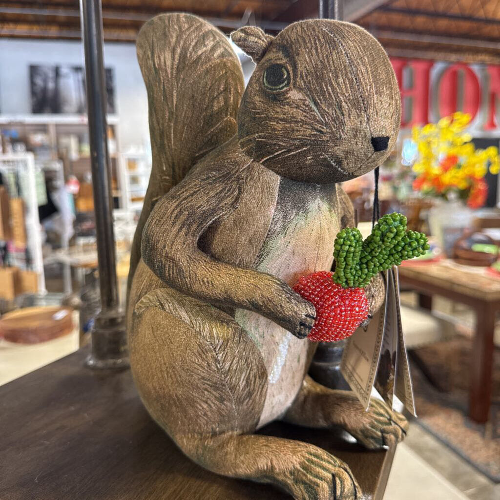 John Derian Squirrel Pillow