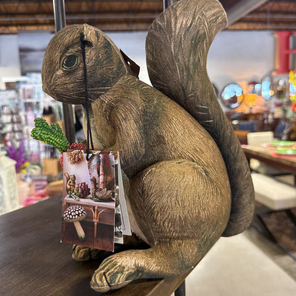 John Derian Squirrel Pillow