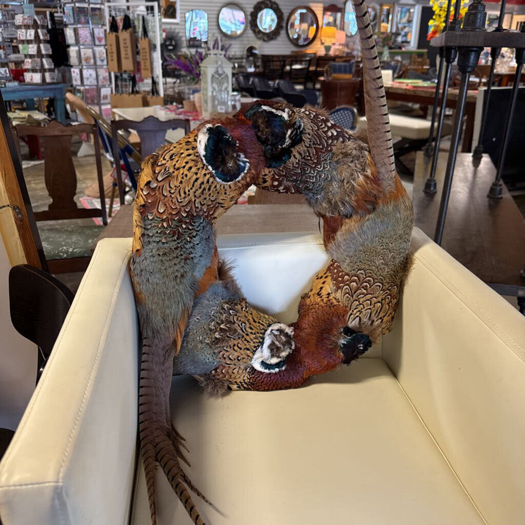 Pheasant Feathers Wreath