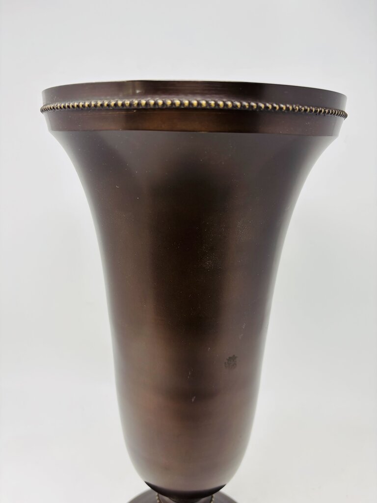 Metal Urn Planter Vase 15.5"H