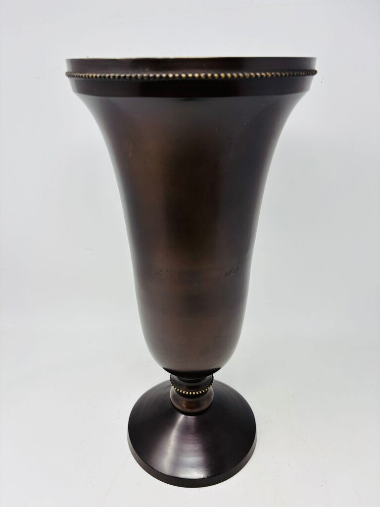 Metal Urn Planter Vase 15.5"H