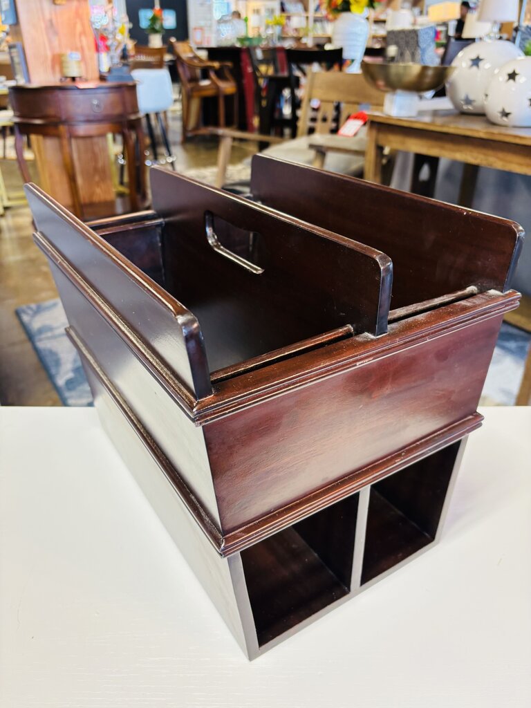 Wood MCM Magazine Rack