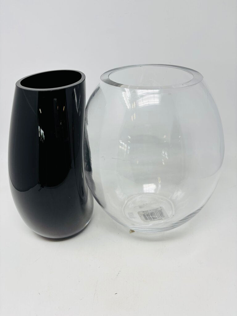Fused Double Glass Vase