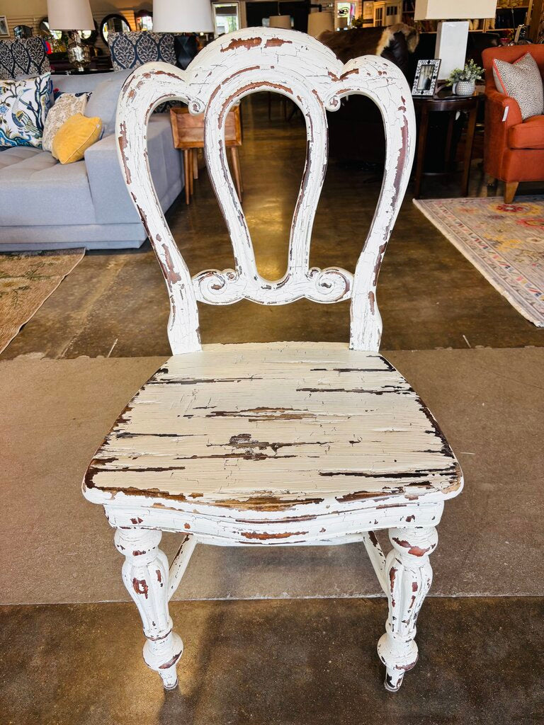 Distressed Accent Chair