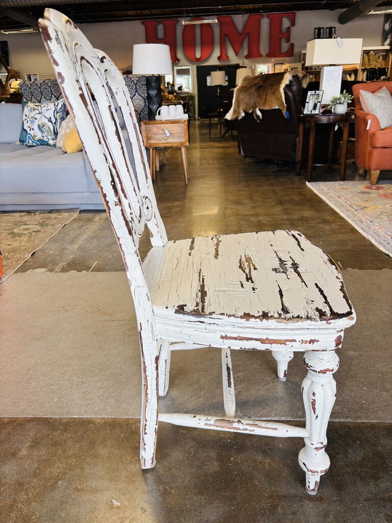 Distressed Accent Chair