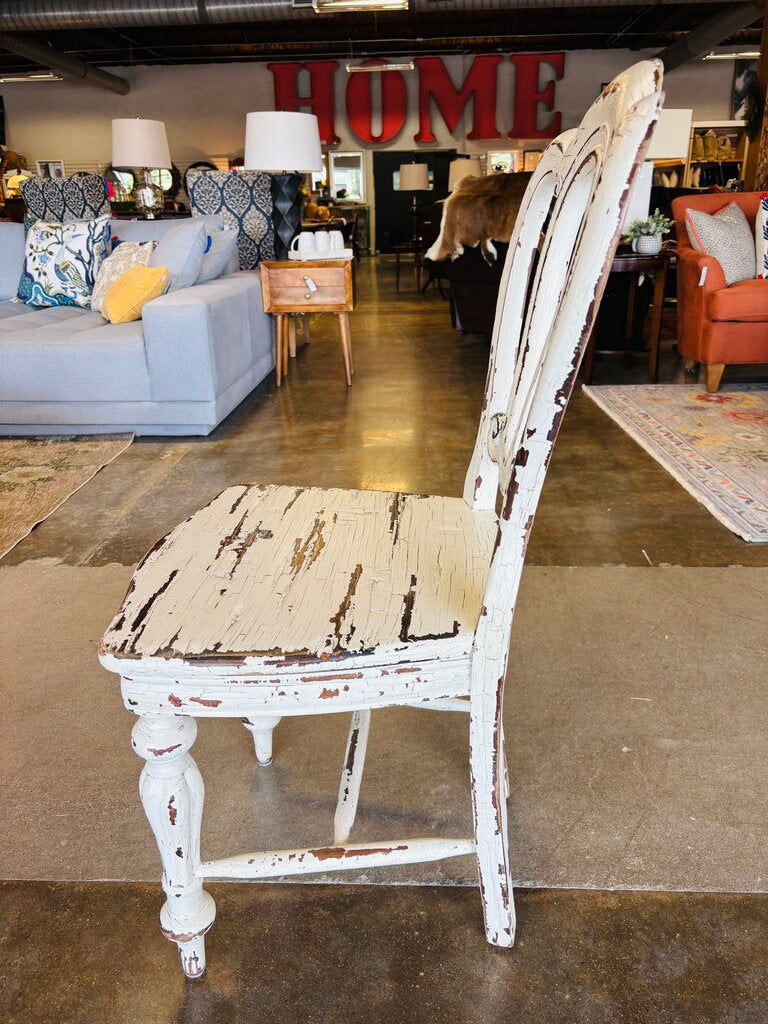 Distressed Accent Chair
