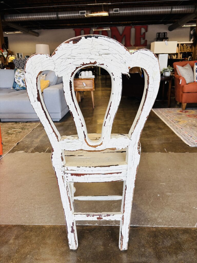 Distressed Accent Chair
