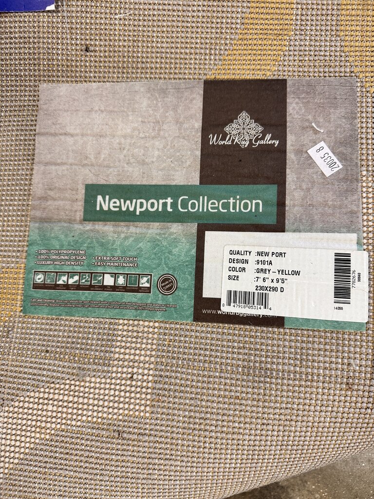Newport Collection 7' 6" x 9' 5" Geometric Rug