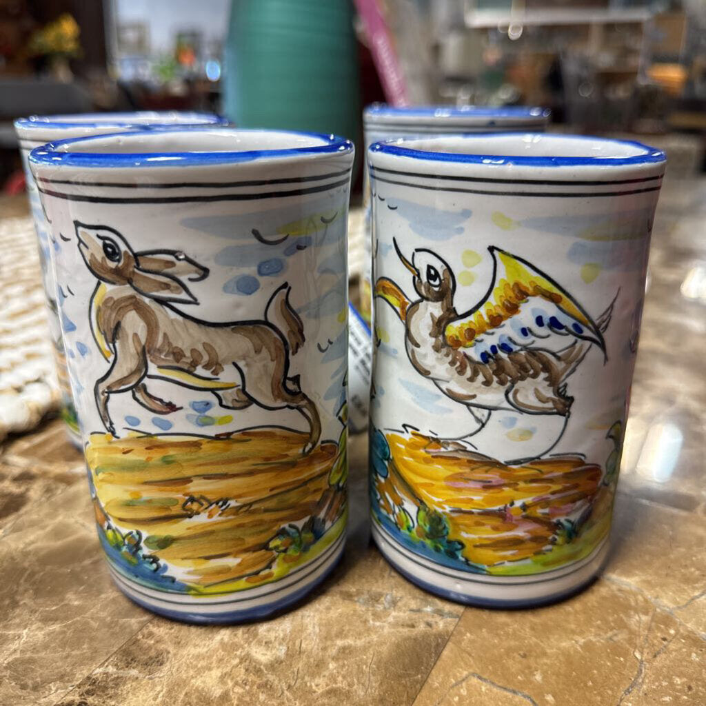 Talavera Mexican Ceramic Mugs 4 PC