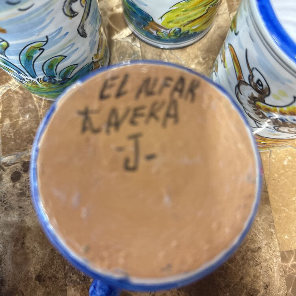 Talavera Mexican Ceramic Mugs 4 PC