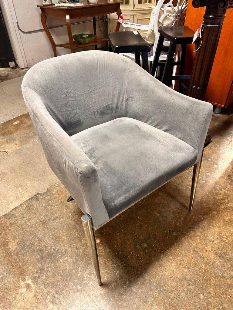 Velvet Barrel Chair