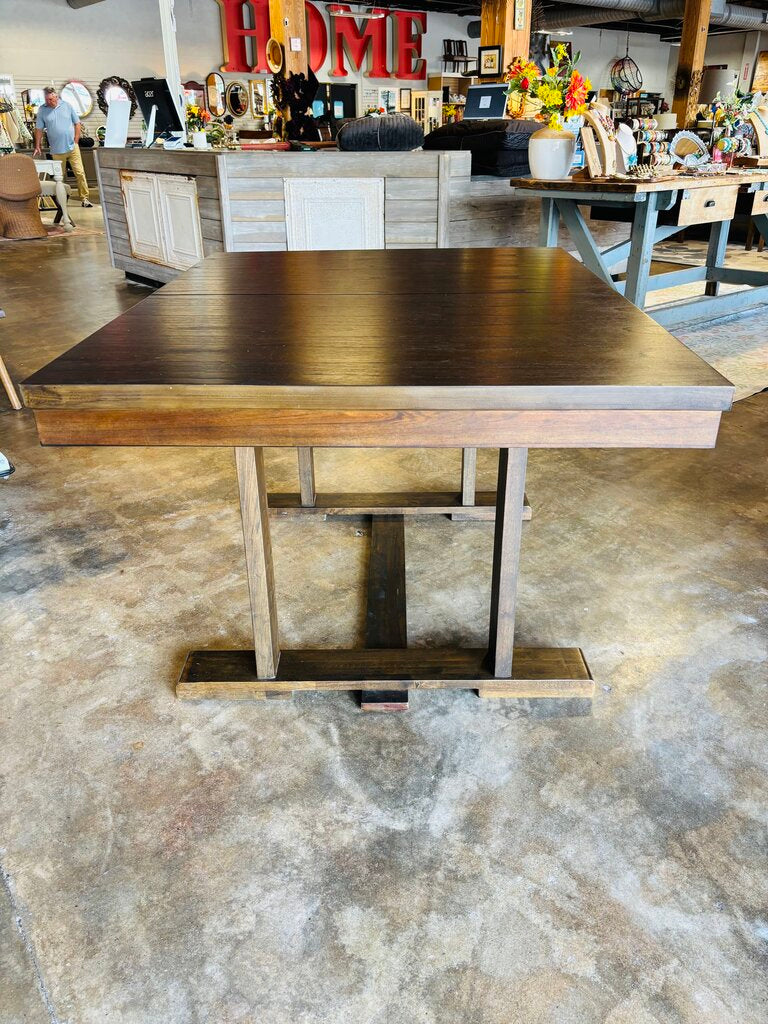 Wood Dining Table with Butterfly Leaf