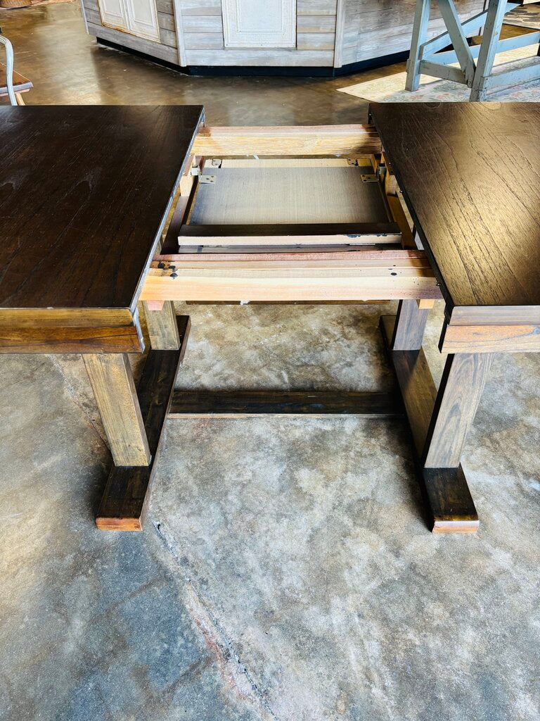 Wood Dining Table with Butterfly Leaf