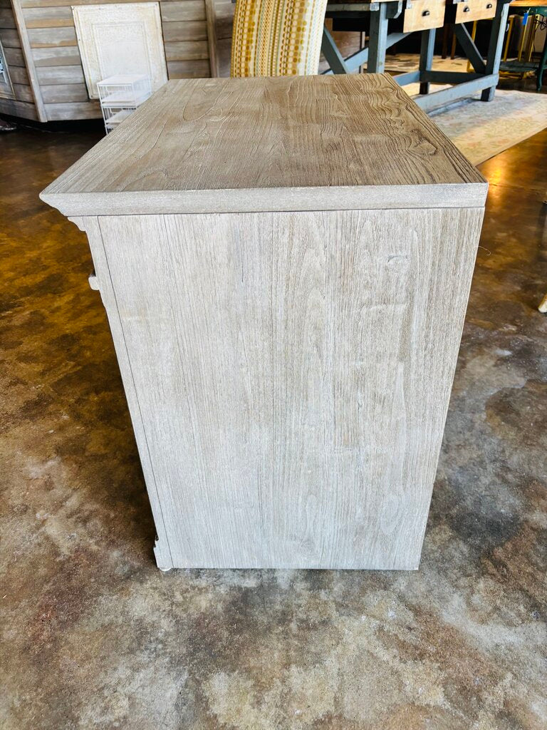 Double Glass Door Cabinet 35 X 22 X 30.5