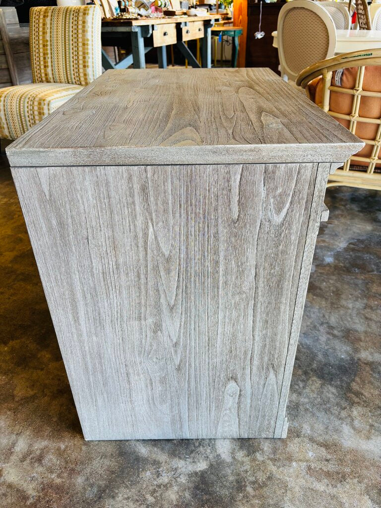 Double Glass Door Cabinet 35 X 22 X 30.5