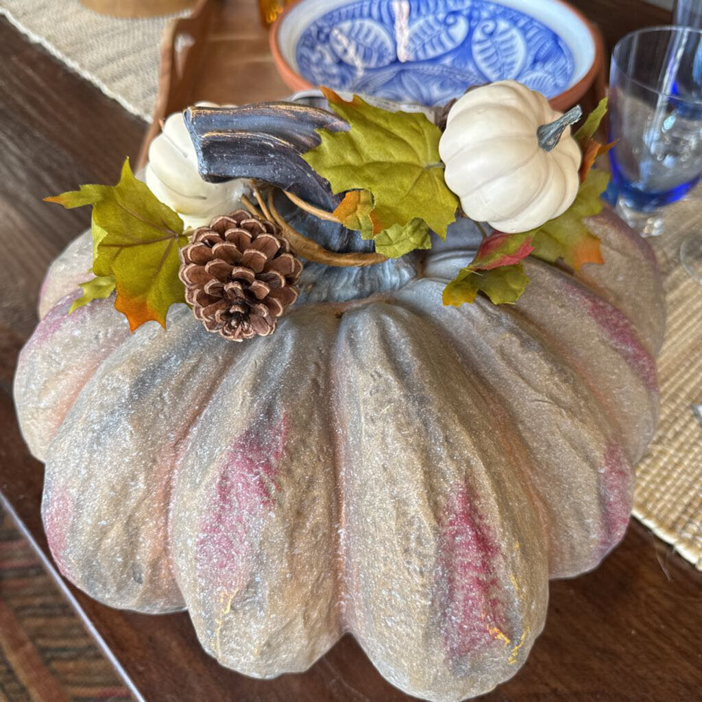 Large Purple Grey Pumpkin