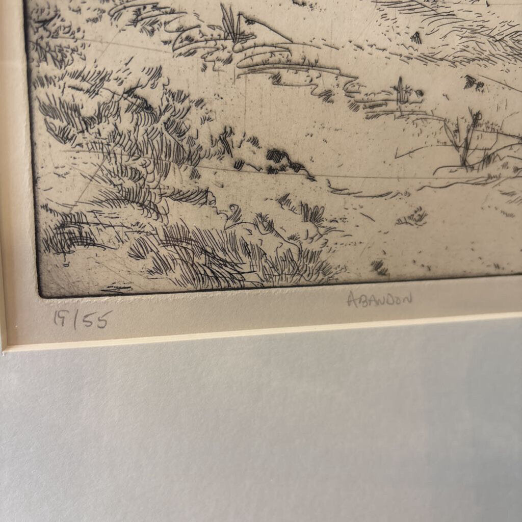 "Abandon" Signed/Numbered Canadian Artist