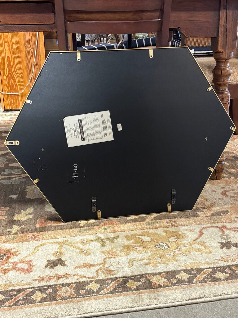 Hexagon Shaped Mirror