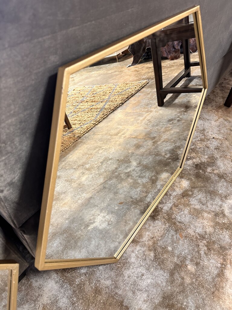Hexagon Shaped Mirror