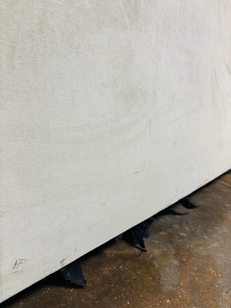 Grey Chesterfield Tufted Sofa 97" x 30" x 34"H