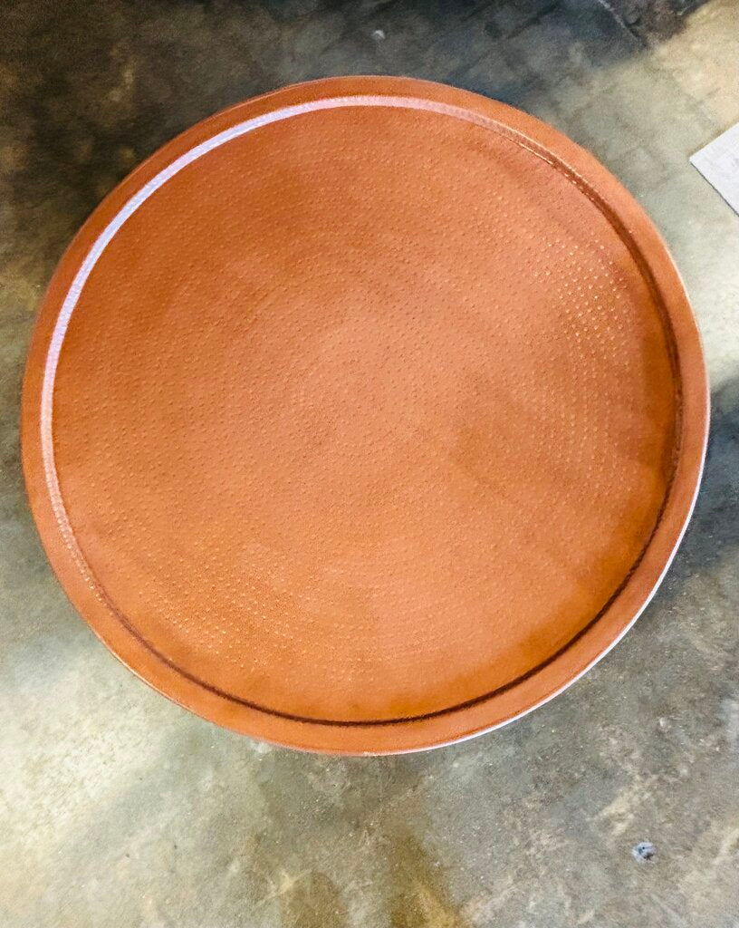 Metal Round Rustic Coffee Table