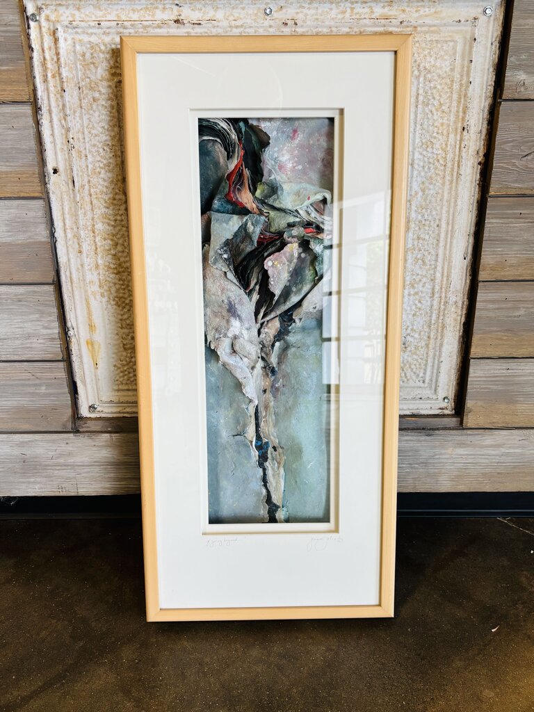 Torn Paper Jeanne Petrosky Shadow Box Framed Art