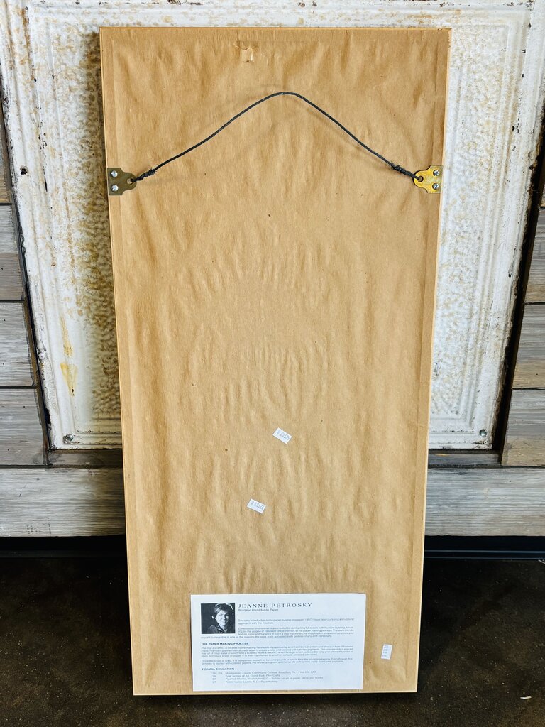 Torn Paper Jeanne Petrosky Shadow Box Framed Art