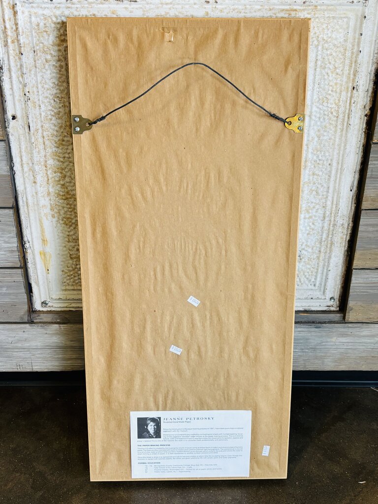 Torn Paper Jeanne Petrosky Shadow Box Framed Art