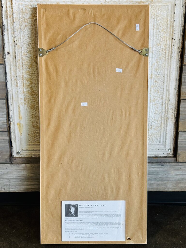 Torn Paper Jeanne Petrosky Shadow Box Framed Art