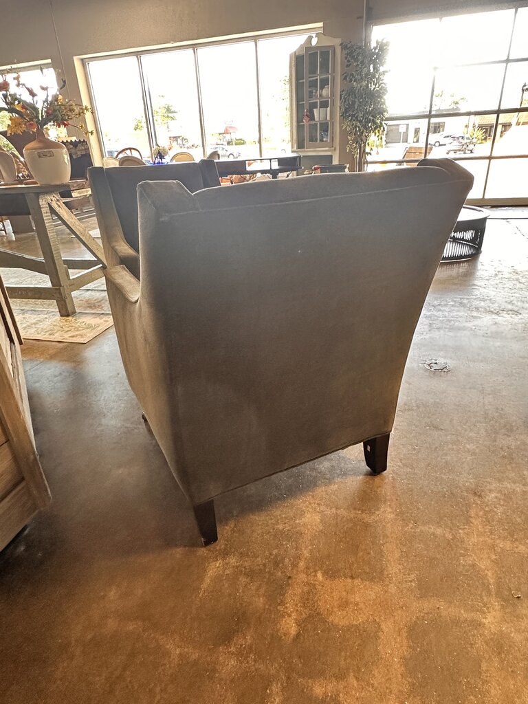 Lee Industries Velvet Club Chair