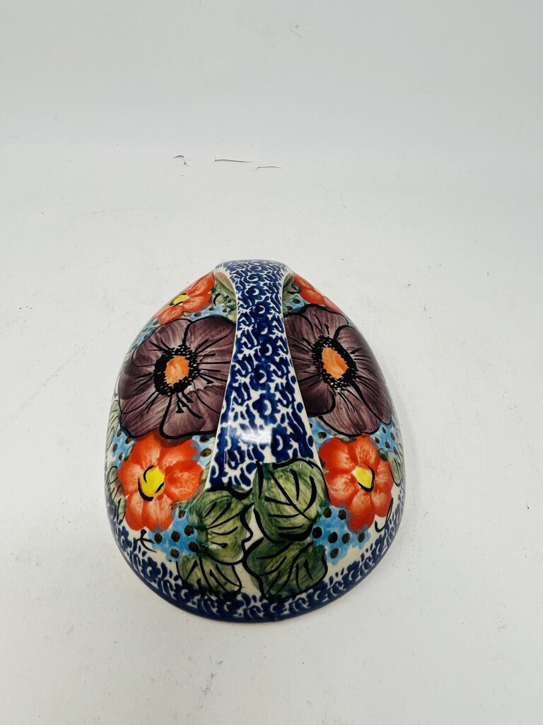 Poland Pottery Unikat Covered Butter Dish