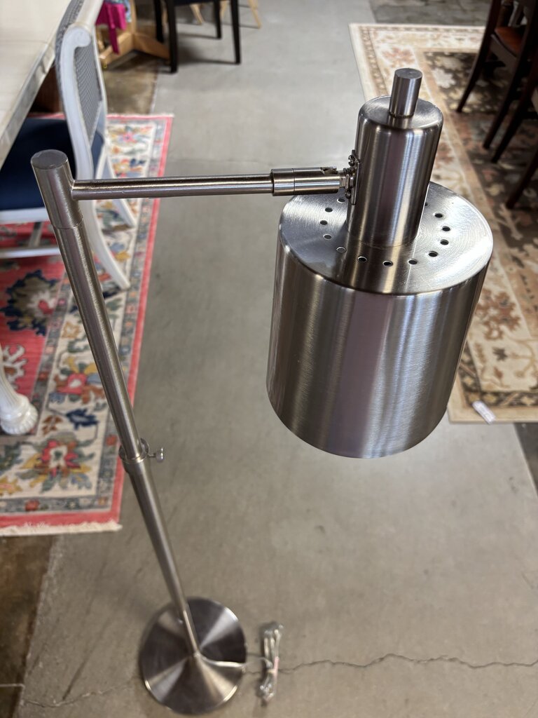 Metal Adjustable Floor Lamp with Metal Shade